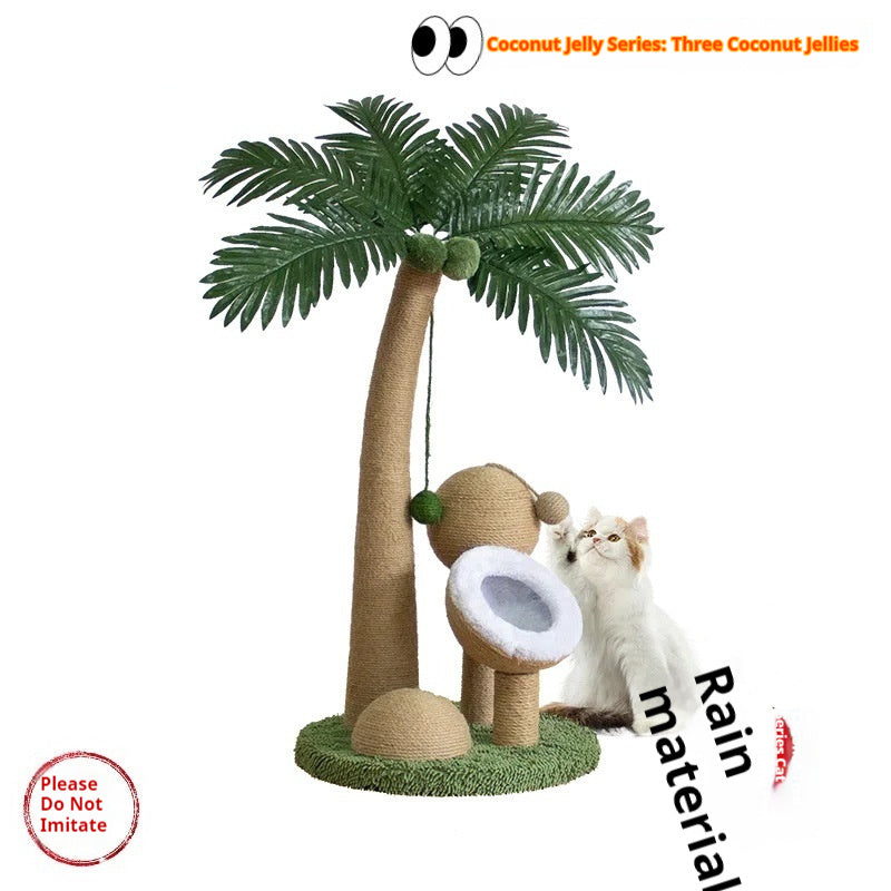 Tropical Rainforest Coconut Tree Cat Climbing Frame