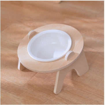 Cat food double bowl