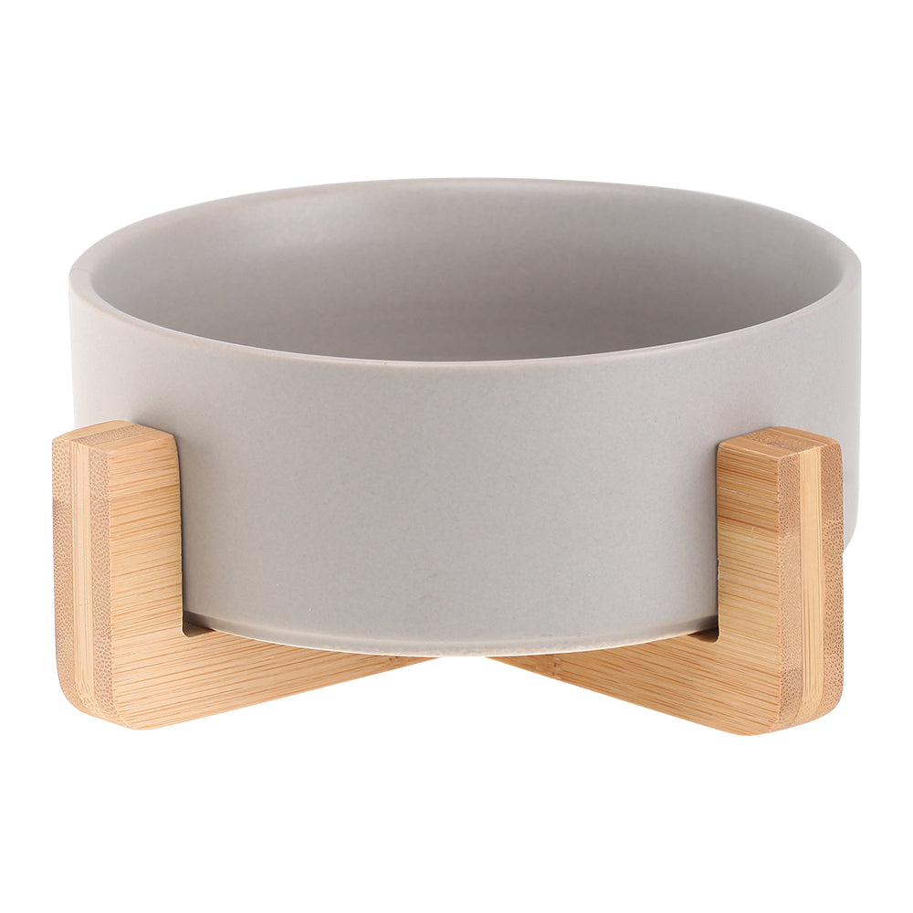 Cat Bowl Double Ceramic