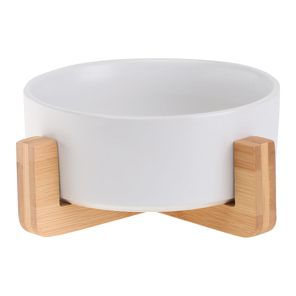Cat Bowl Double Ceramic