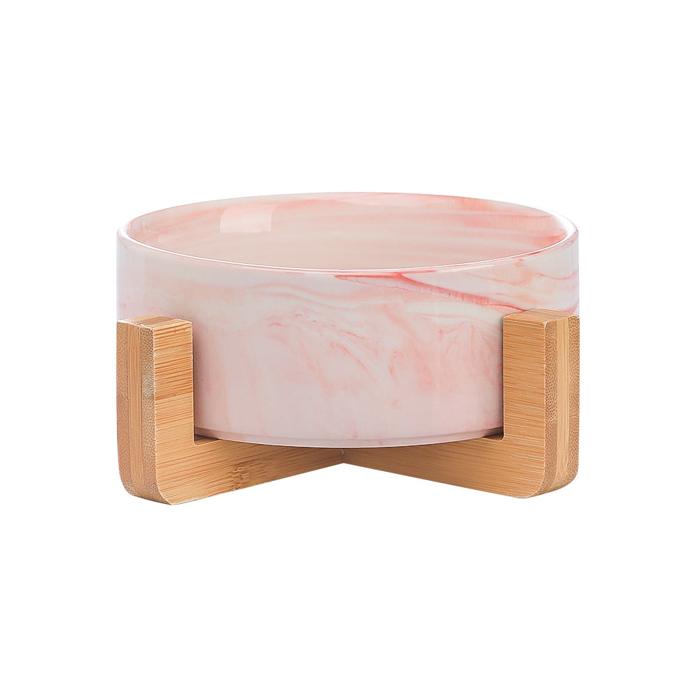 Cat Bowl Double Ceramic