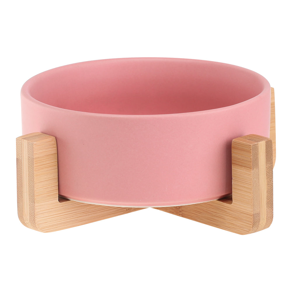 Cat Bowl Double Ceramic