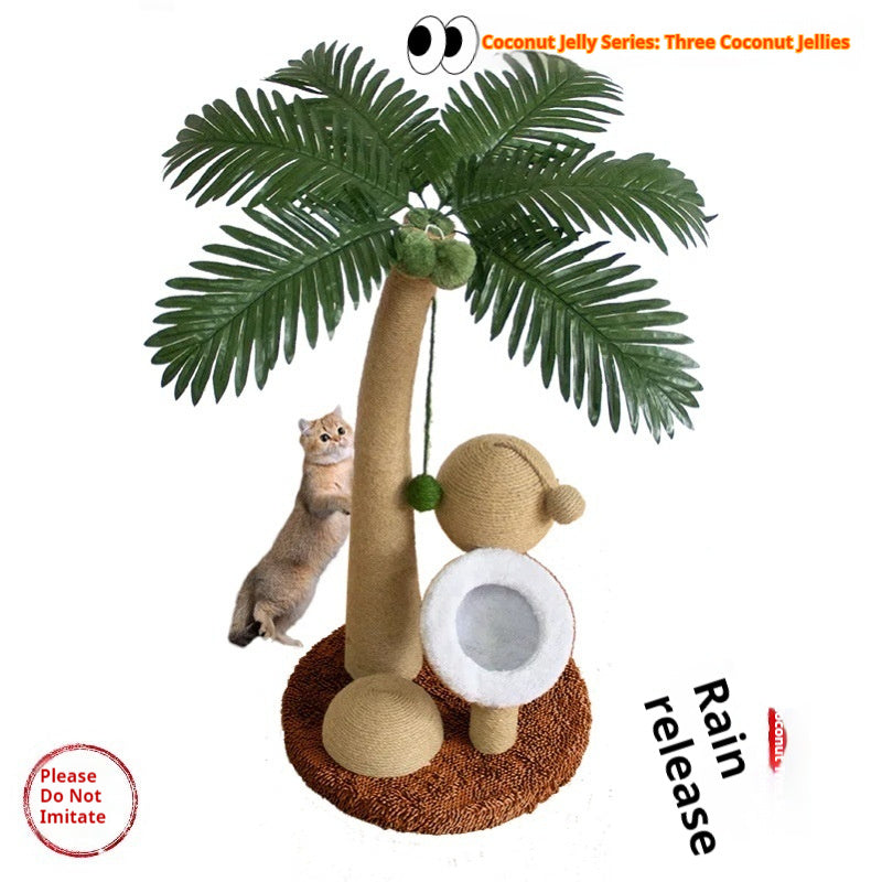 Tropical Rainforest Coconut Tree Cat Climbing Frame
