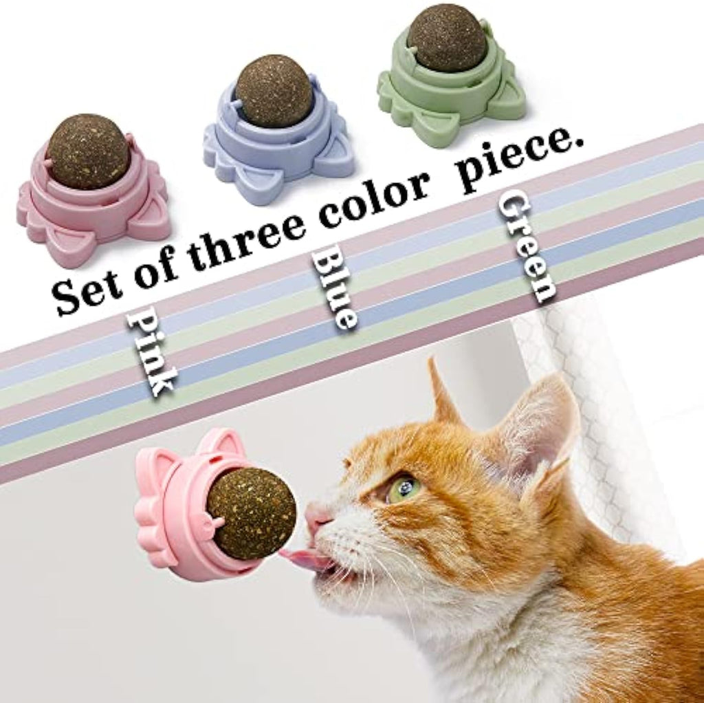Catnip Balls That Stick On Wall