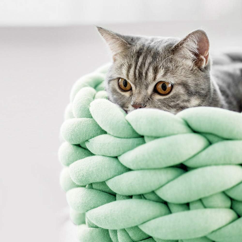 Boho Warm Woven Cat Nest