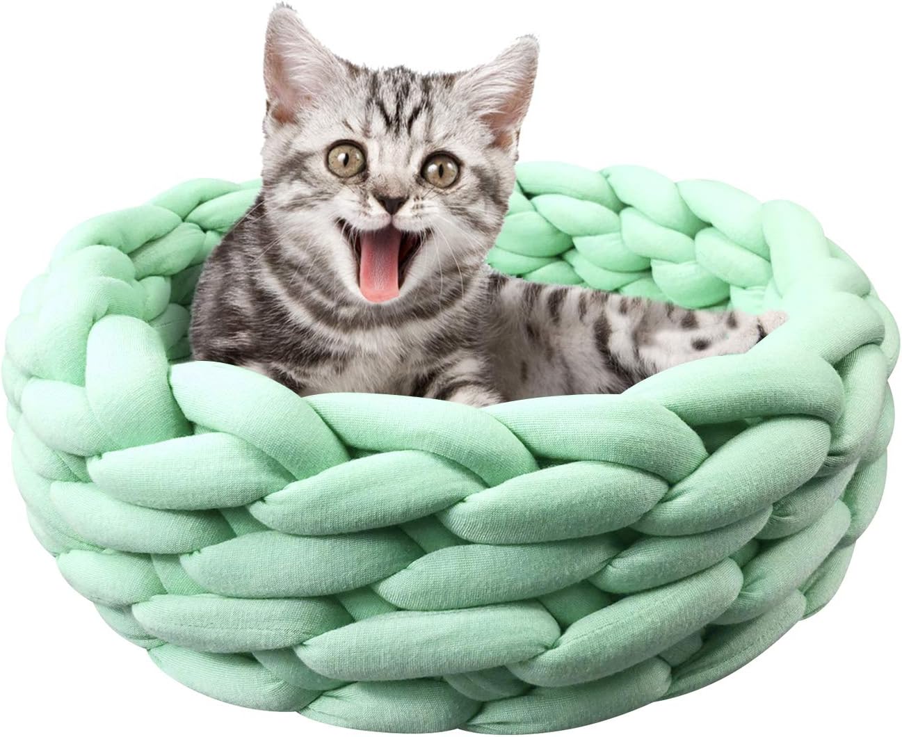 Boho Warm Woven Cat Nest