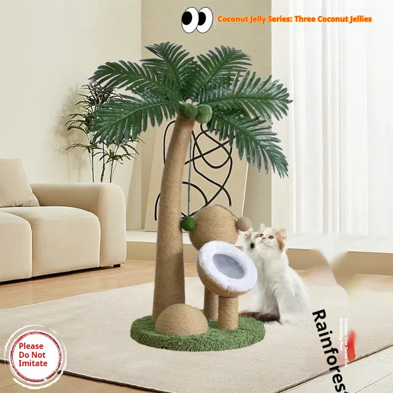 Tropical Rainforest Coconut Tree Cat Climbing Frame