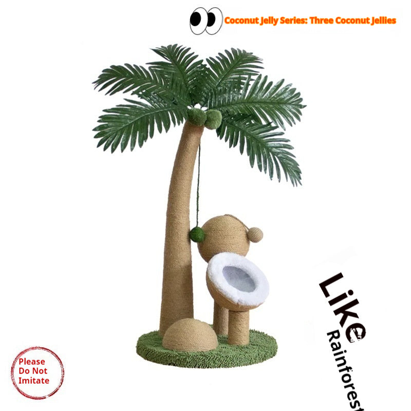 Tropical Rainforest Coconut Tree Cat Climbing Frame